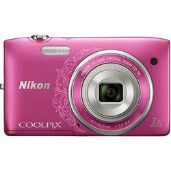 Nikon Coolpix S3500 (розовый эксклюзивный дизайн)