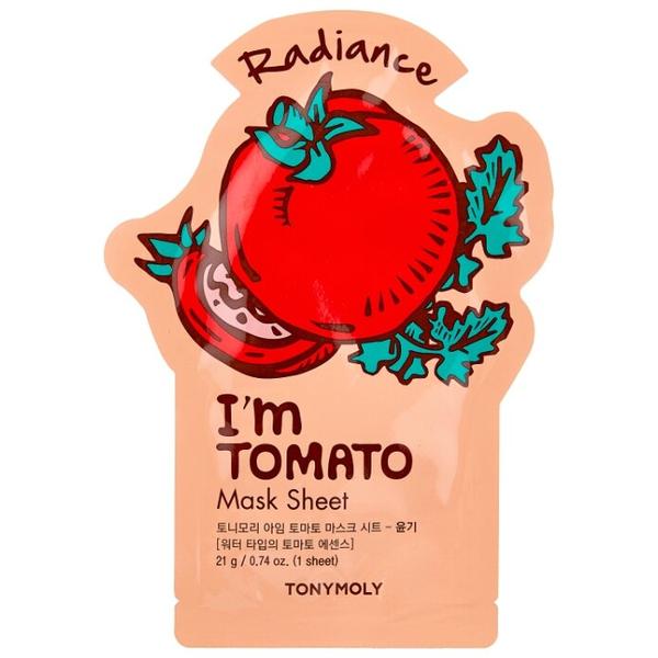 TONY MOLY тканевая маска I'm Tomato Mask Sheet для сияния кожи