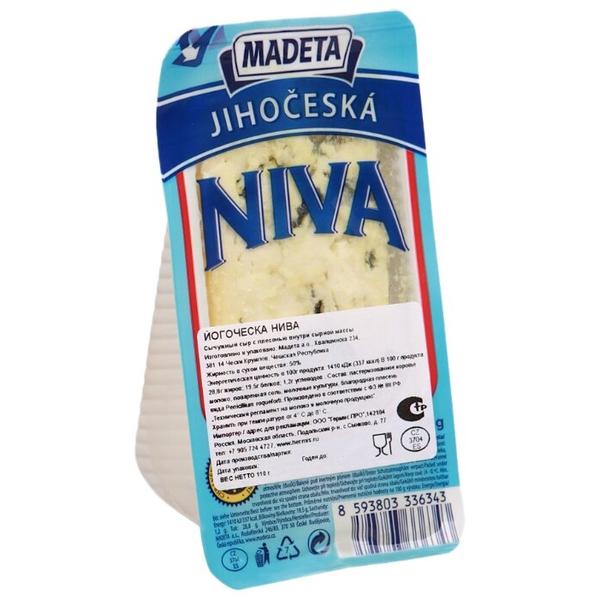 Сыр Madeta Йогоческа нива с голубой плесенью 50%