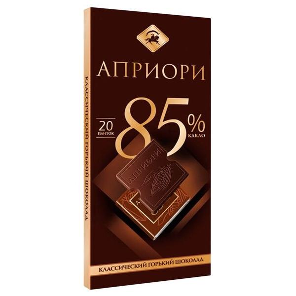 Шоколад Априори горький 85% какао порционный