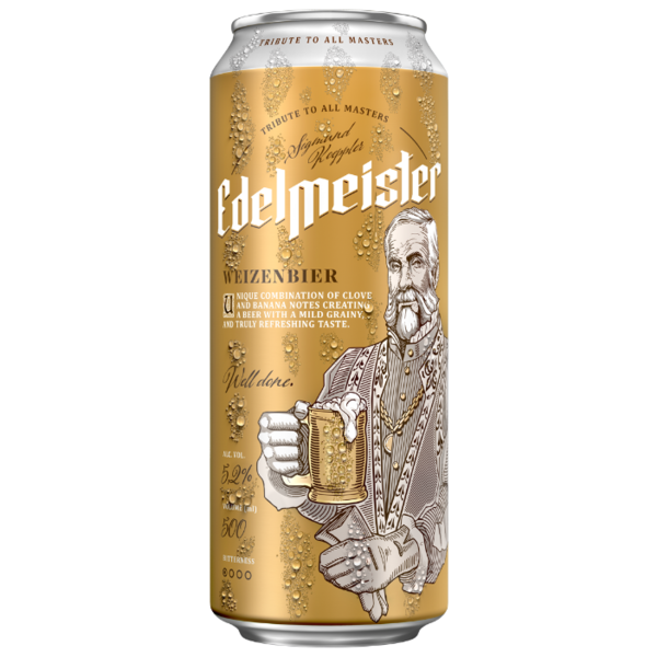 Пиво светлое Edelmeister Weizenbier 0.5 л