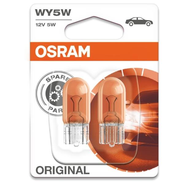 Лампа автомобильная накаливания Osram Original 2827-02B WY5W 12V 5W 2 шт.
