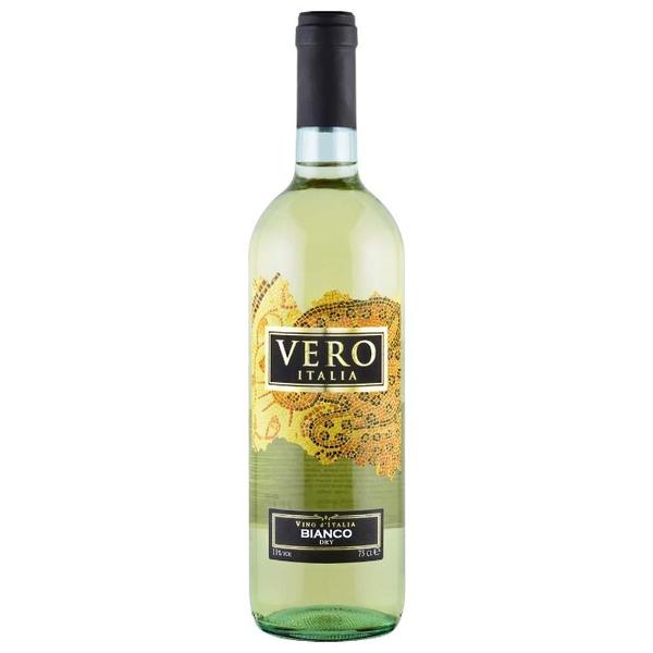 Вино Vero Italia белое сухое, 0.75 л