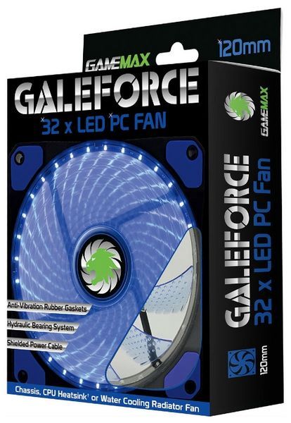 GameMax Galeforce 32 x Blue LED
