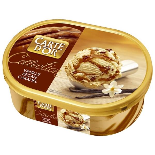 Мороженое Carte D'or пломбир Carte D'or ваниль с карамелью и орехами пекан 500 г