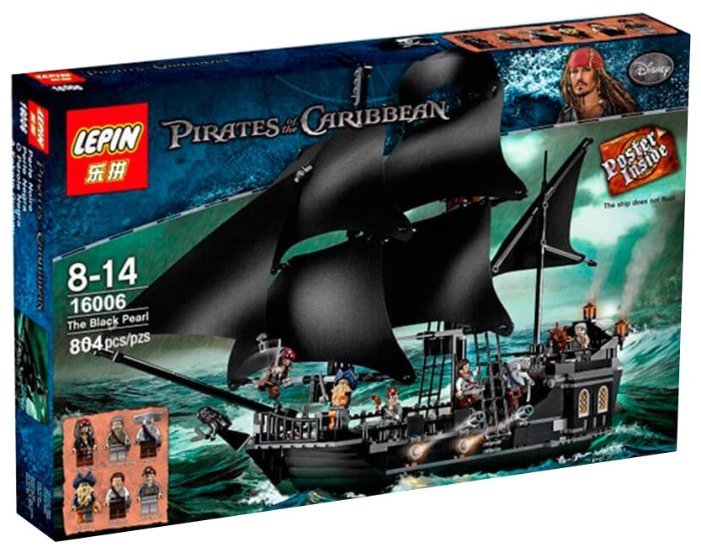 Lepin Pirates of the Caribbeans 16006 Черная Жемчужина