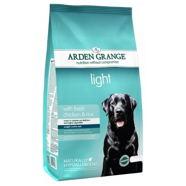 Корм для собак Arden Grange Adult Light курица и рис сухой корм для взрослых собак, диетический