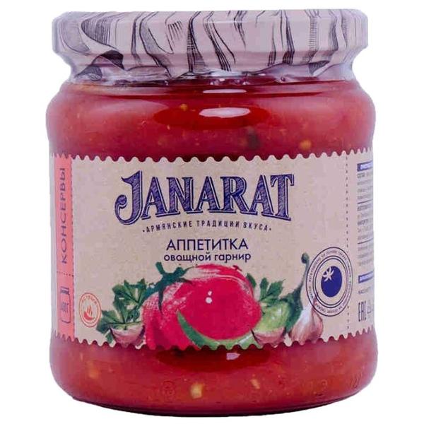 Аппетитка овощной гарнир Janarat стеклянная банка 460 г
