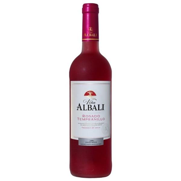 Вино Vina Albali Rosado Tempranillo, Valdepenas DO, 2018, 0.75 л