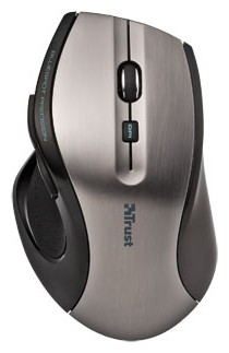 Trust MaxTrack Wireless Mouse Black-Grey USB