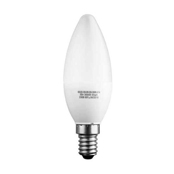 Лампа светодиодная Sweko 38549, E14, C35, 5Вт