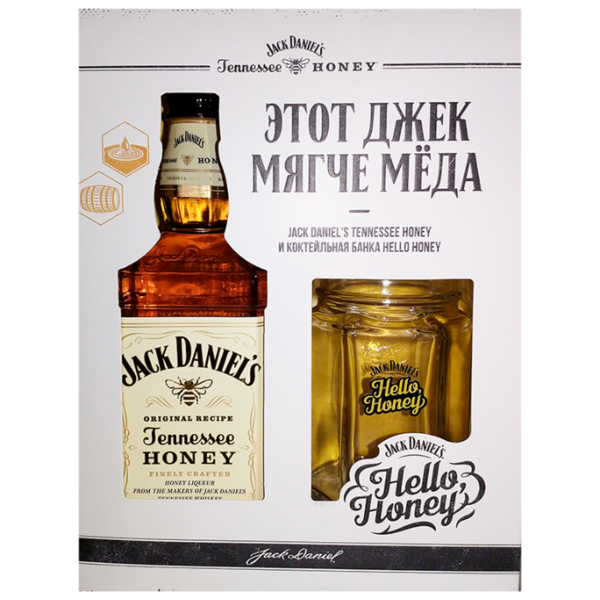 Виски Jack Daniel's Tennessee Honey Liqueur, 0,7 л, подарочная упаковка