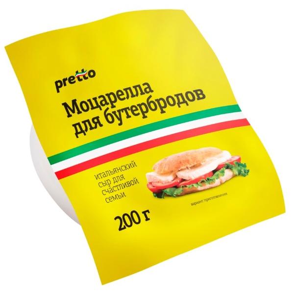 Сыр Pretto моцарелла мягкий 45%