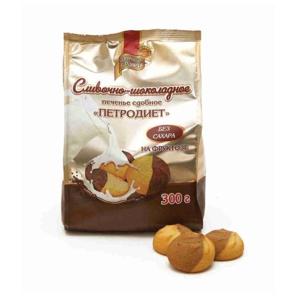 Печенье Петродиет Сливочно-шоколадное на фруктозе 300 г