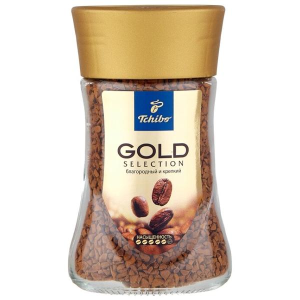 Кофе растворимый Tchibo Gold Selection, стеклянная банка