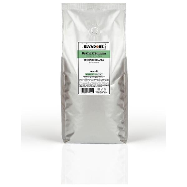 Кофе в зернах Elvadore Brazil Premium