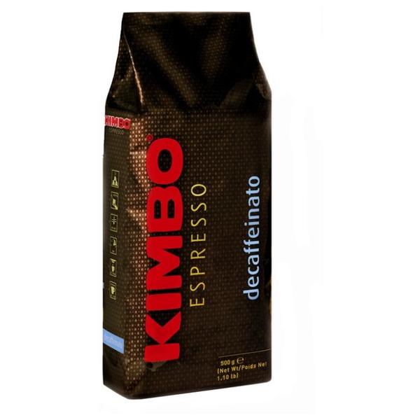 Кофе в зернах Kimbo Decaffeinato