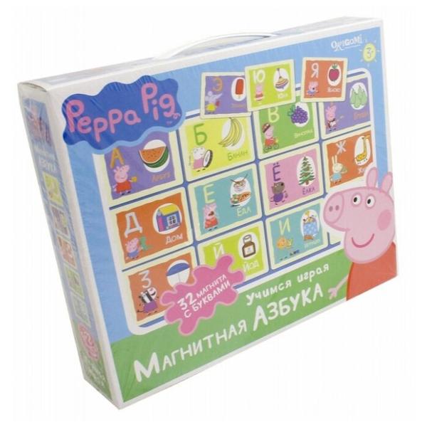 Настольная игра Origami Peppa Pig. Магнитная азбука