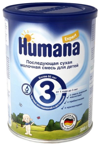 Humana Expert 3 (от 1 года до 3 лет) 350 г