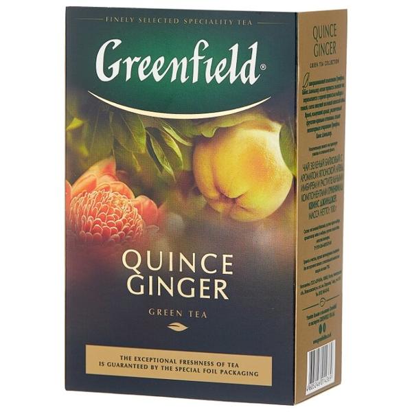 Чай зеленый Greenfield Quince ginger