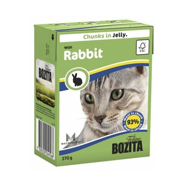 Корм для кошек Bozita с кроликом 370 г (кусочки в желе)
