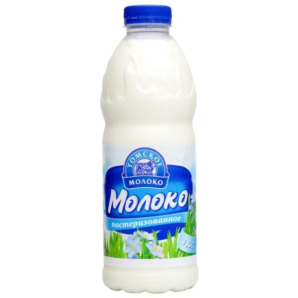 Молоко Томское молоко пастеризованное 1.5%, 0.9 кг