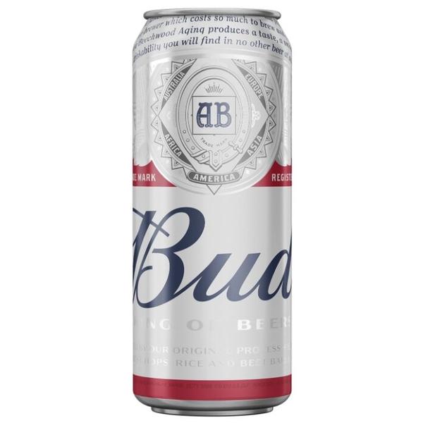 Пиво светлое Bud 0.5 л
