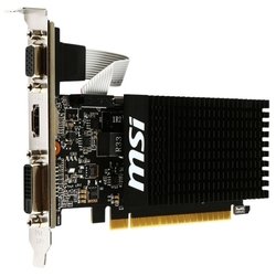 MSI GeForce GT 710 954Mhz PCI-E 2.0 1024Mb 1600Mhz 64 bit DVI HDMI HDCP Silent (GT7101GD3HLP) (RTL)