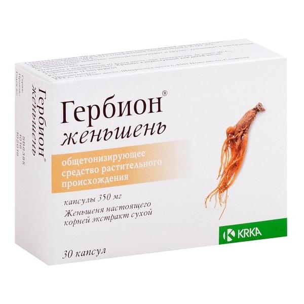 Гербион женьшень капс. 350 мг №30