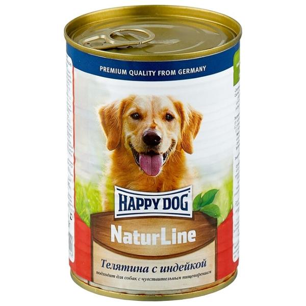 Корм для собак Happy Dog NaturLine индейка, телятина 400г