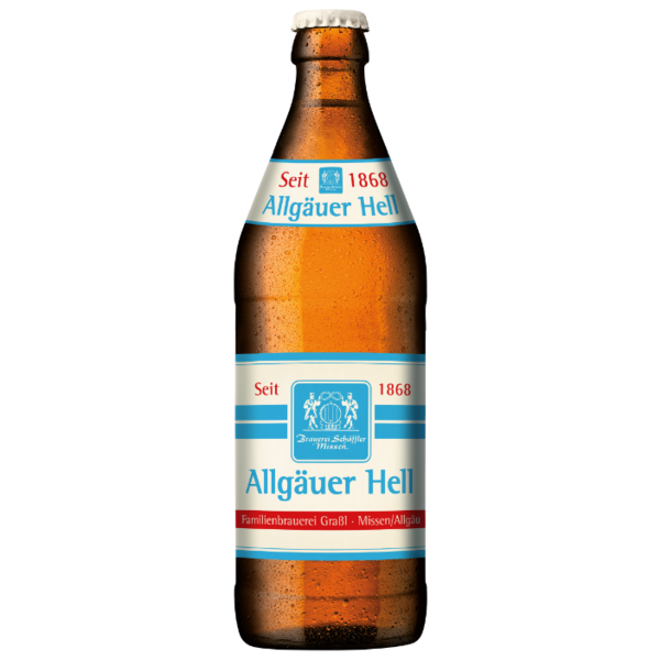 Пиво светлое Allgauer Hell 0.5 л