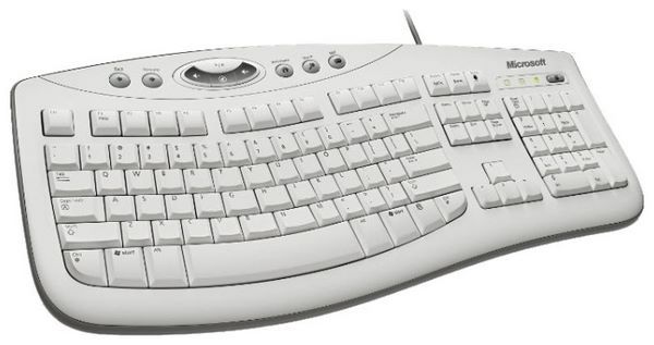 Microsoft Comfort Curve Keyboard 2000 White USB