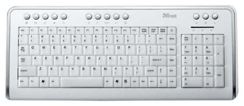 Trust Illuminated Keyboard KB-1500 RU White USB