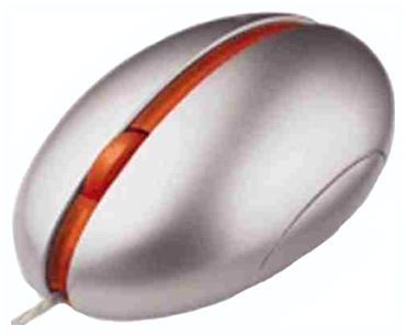 Microsoft Optical Mouse by S arck Orange USB