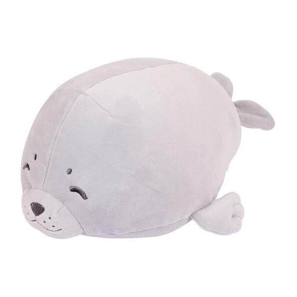 Мягкая игрушка ABtoys Морской котик серый 27 см