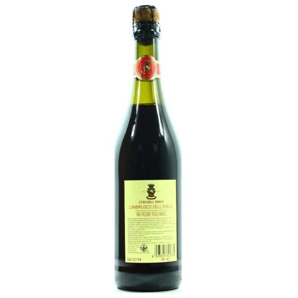 Игристое вино Chiarli 1860 Lambrusco dell'Emilia Rosso 0,75 л