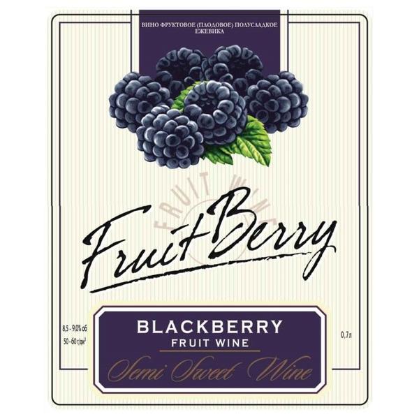 Вино Fruit Berry Ежевика 0.7 л