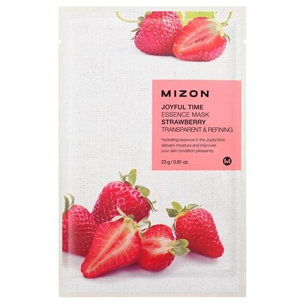 Mizon Joyful Time Essence Mask Strawberry тканевая маска с экстрактом клубники