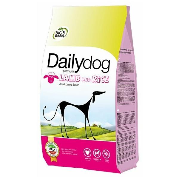 Корм для собак Dailydog Adult Large Breed lamb and rice