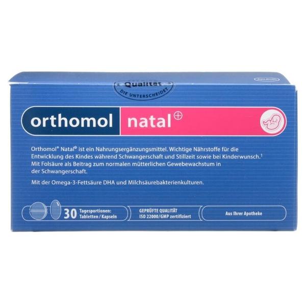 Ортомол Натал плюс (таблетки и капсулы) 30 доз