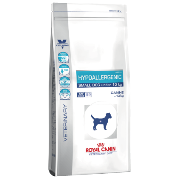 Корм для собак Royal Canin Hypoallergenic HSD 24 при аллергии (для мелких пород)