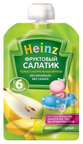 Heinz Фруктовый салатик (с 6 месяцев) 100 г