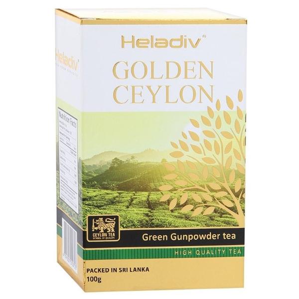 Чай зеленый Heladiv Golden Ceylon Green Gunpowder tea
