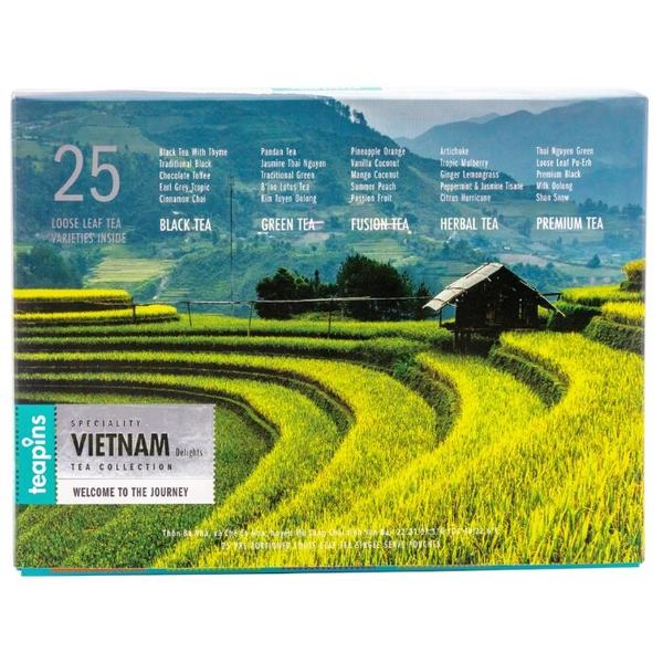 Чай Teapins Vietnam Delights 25 authentic tea collection ассорти подарочный набор