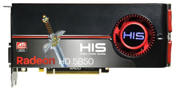 HIS Radeon HD 5850 725Mhz PCI-E 2.0 1024Mb 4000Mhz 256 bit 2xDVI HDMI HDCP Dirt2