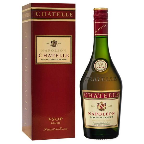 Бренди Chatelle Napoleon, 0.7 л, подарочная упаковка