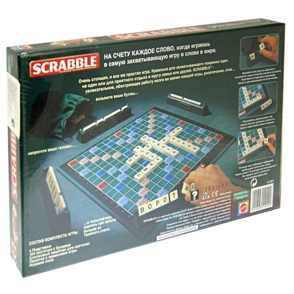 Настольная игра Mattel Scrabble Оригинал (51284)