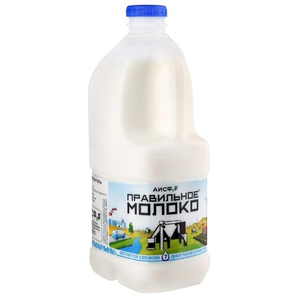 Молоко Правильное Молоко пастеризованное 1.5%, 2 л