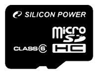Silicon Power microSDHC Class 6