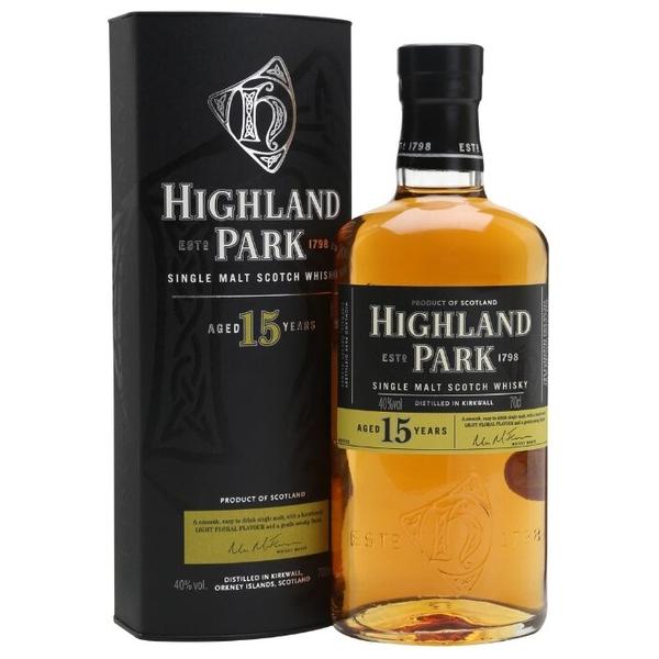 Виски Highland Park 15 лет, 0.7 л, подарочная упаковка